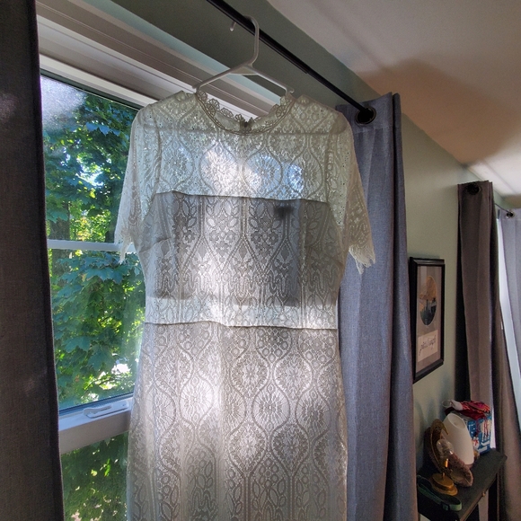 Lulus Remarkable White Lace Dress - Size XL - Picture 2 of 4